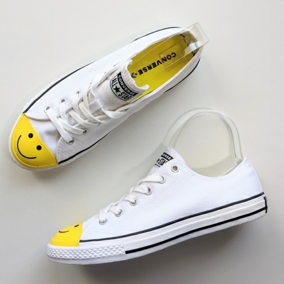2 FOR 85 Converse All Star Smiley Face Emoji - Picture 2 of 6